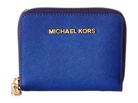 michael kors royal blue wallet|macy's michael kors wallets.